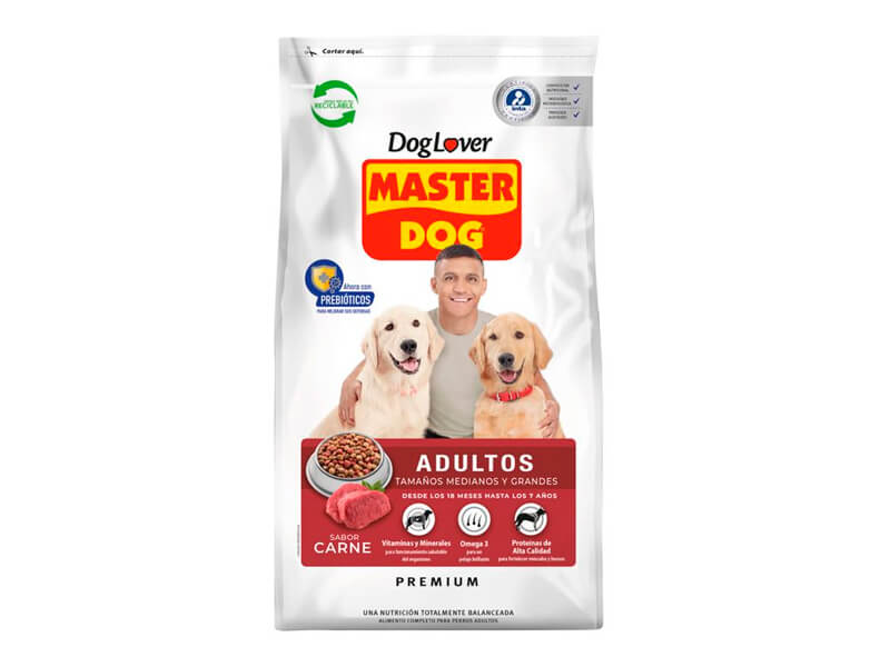 Alimento Master Dog Premium Para Perro Adulto De Raza Median